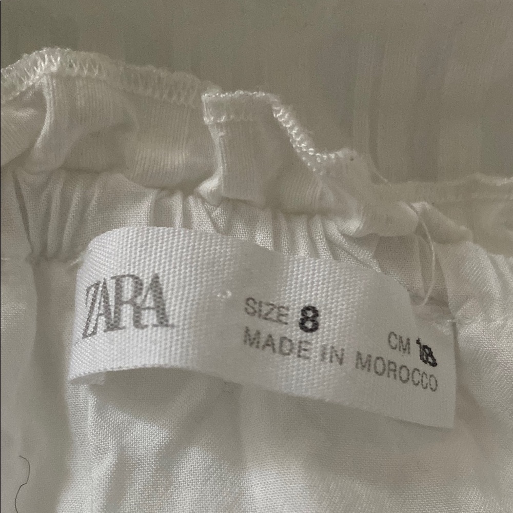 Zara White Garment